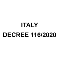 Italy Legislative Decree 116/2020 (Circular Economy Package Implementation)