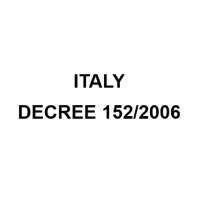 Italy Legislative Decree 152/2006