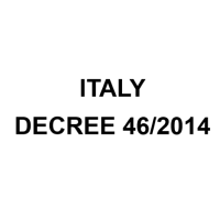 Italy Legislative Decree 46/2014 (Industrial Emissions Directive Implementation - IED)