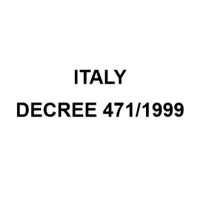 Italy Ministerial Decree 471/1999 (Contaminated Sites, Soil Remediation & Environmental Liability)