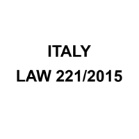 Italy Law 221/2015 (Green Economy and Environmental Measures)