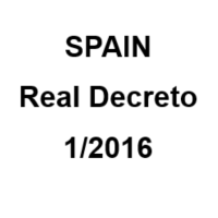 Spain Integrated Pollution Prevention and Control Framework (Real Decreto 1/2016)