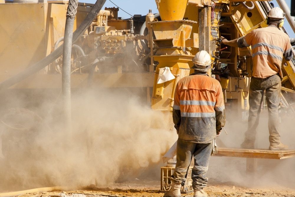 On-site drilling at Pilbara Minerals’ operation, supporting resource expansion and future production planning.
