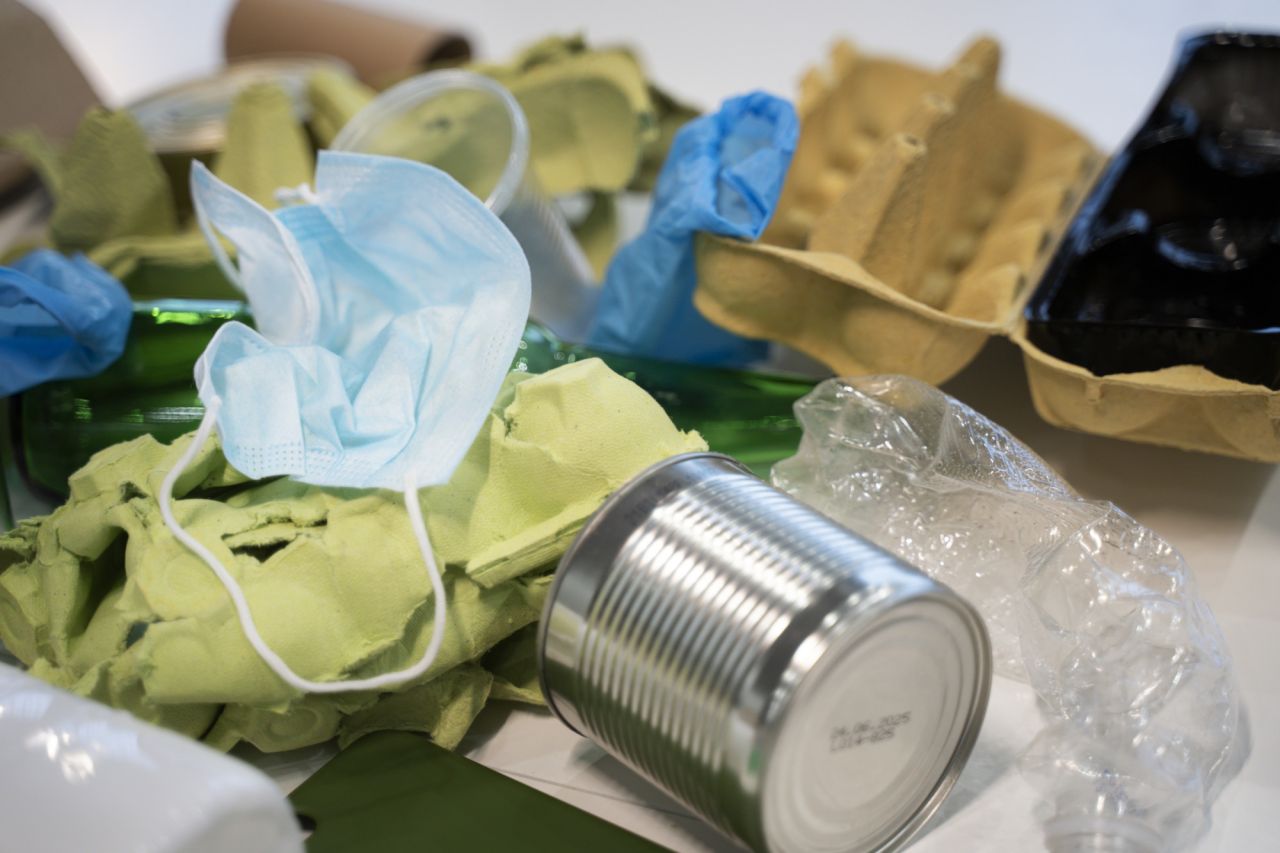 People taking community action waste